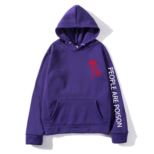 The Poison-Bloom Hoodie with Architectural Rose-Inlay & Urban-Shield Shell