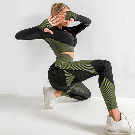 The Kinetic Skin 3-Piece Seamless Set with Biometric Compression Zones