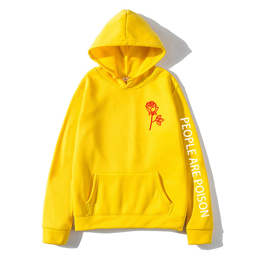 The Poison-Bloom Hoodie with Architectural Rose-Inlay & Urban-Shield Shell