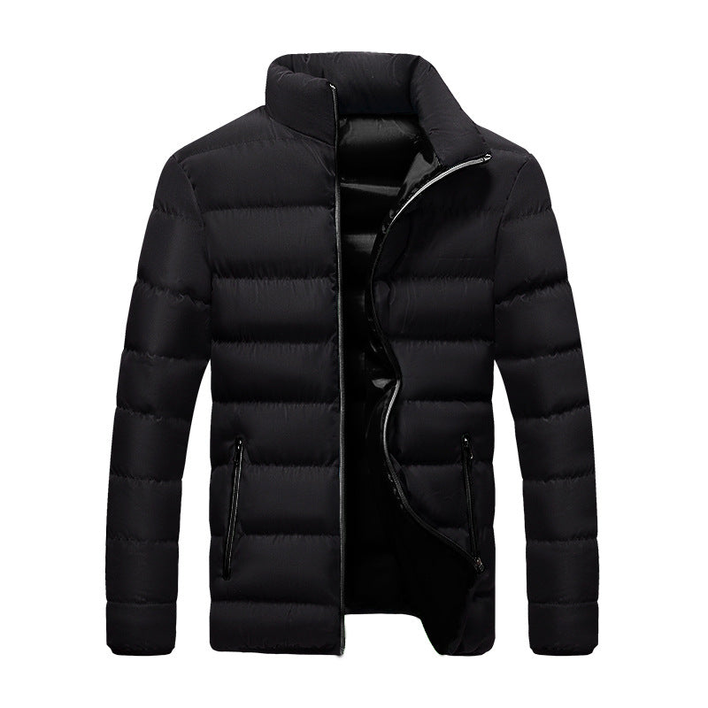The Monolith-Shield Jacket with Architectural Horizon-Grid & Urban-Matte Shell