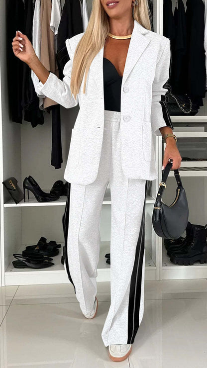Nordic Sport-Chic Single-Breasted Blazer