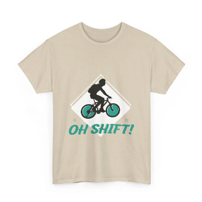 Oh Shift! Funny Cycling Graphic Tee