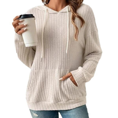 Modern Urban Knitwear Hoodie with Relaxed Scandi-Style Fit