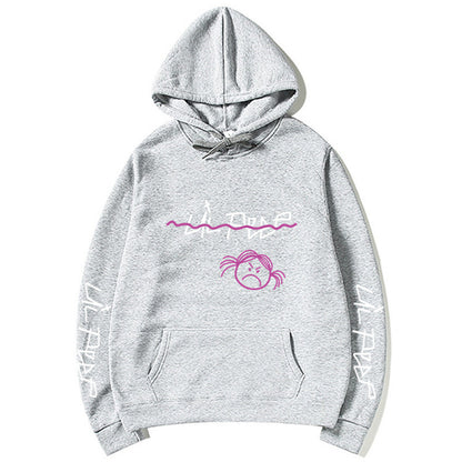 Ethereal-Vanguard Statement-Pullover with High-Contrast Graphic-Grid & Oversized-Frame