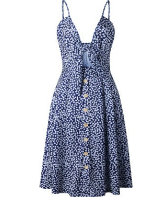 Modern Boho A-Line Midi Dress for Sunny Getaways