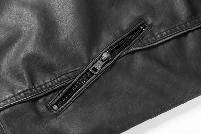 Vanguard-Biker Statement-Outerwear with High-Density Tactical-Paneling & Sculptural Collar