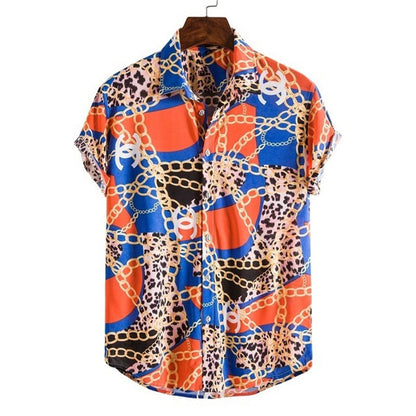 The Baroque-Matrix Shirt with Architectural Filigree-Argyle & Urban-Flow Shell