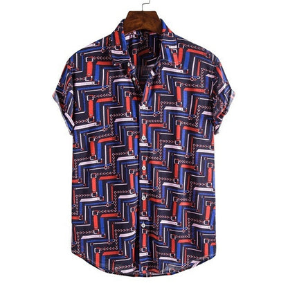 The Baroque-Matrix Shirt with Architectural Filigree-Argyle & Urban-Flow Shell
