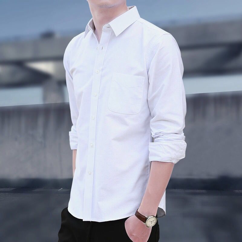 Executive-Minimalist Statement-Shirt with High-Density Cotton-Shell & Tapered-Frame
