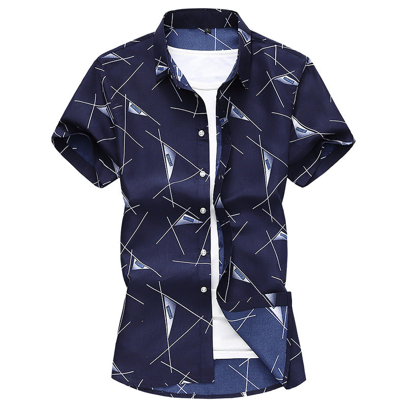 The Prism-Flow Shirt with Architectural Linear-Inlay & Urban-Sateen Shell