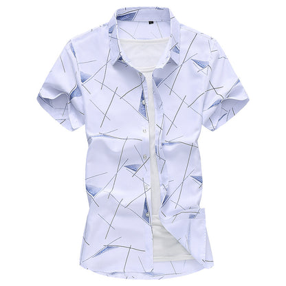 The Prism-Flow Shirt with Architectural Linear-Inlay & Urban-Sateen Shell