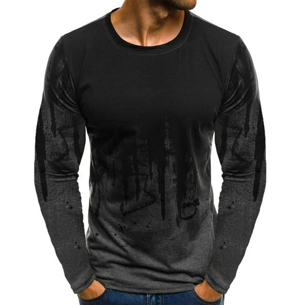 Urban Drip Gradient Long-Sleeve Tee