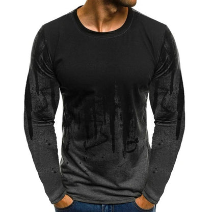 Urban Drip Gradient Long-Sleeve Tee