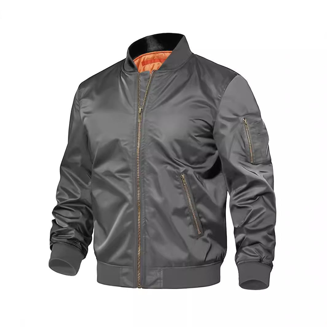 Crescent-Aviator Jacket in "Thermal-Shield" Fabric with Integrated Command-Profile