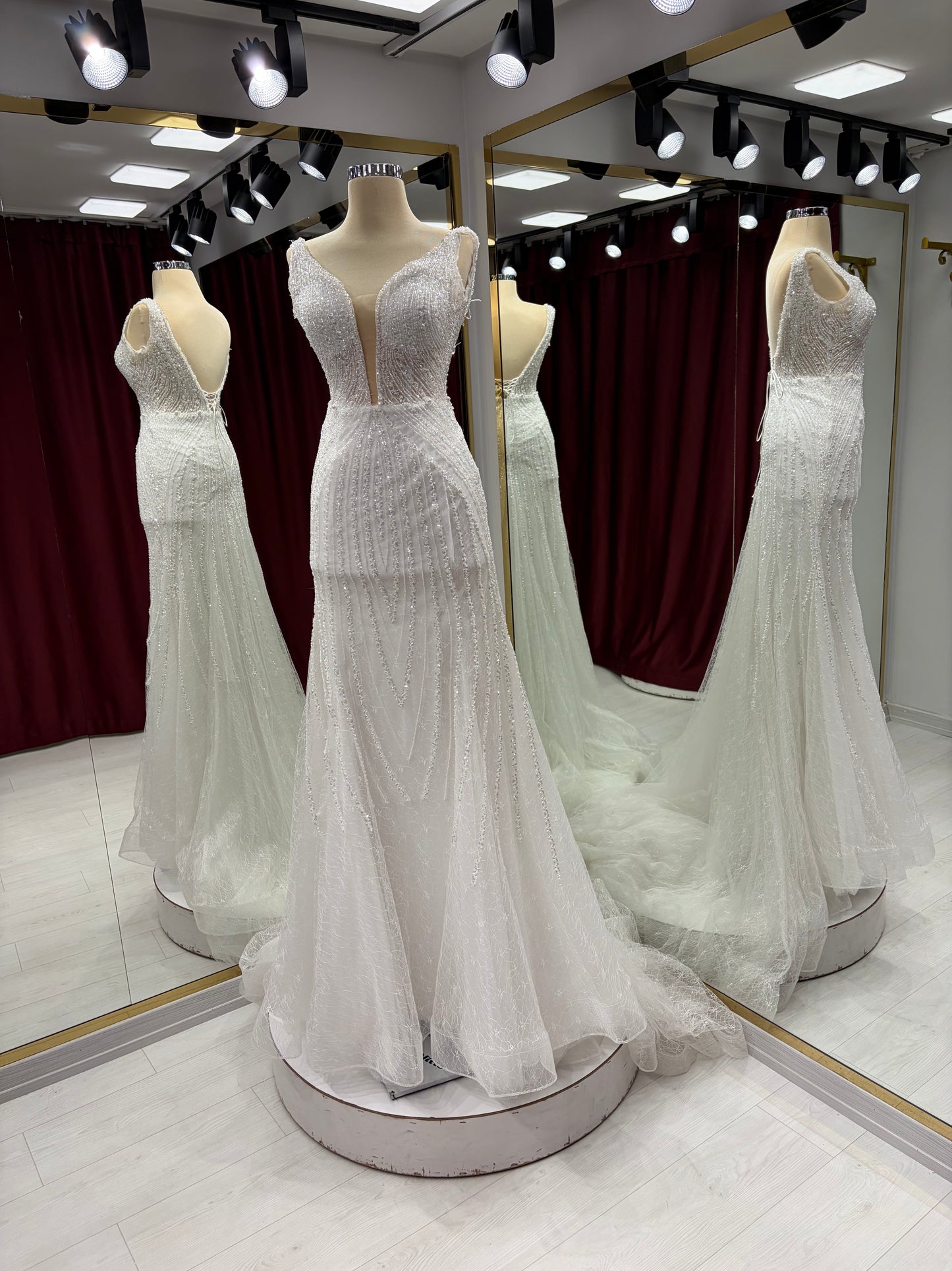 Boventi Ethereal Dream Lace Gown #1099