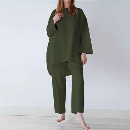 Ethereal-Volume Artisanal Suit with Sculptural Drop-Shoulder Frame