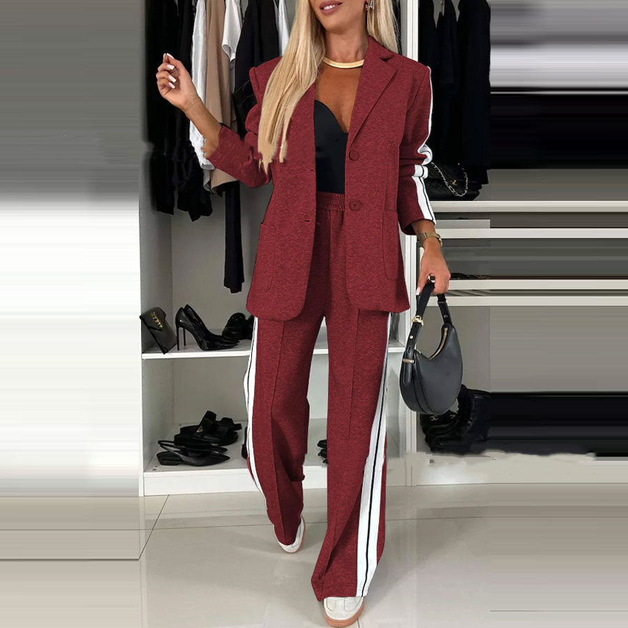 Nordic Sport-Chic Single-Breasted Blazer