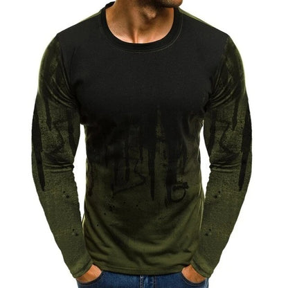 Urban Drip Gradient Long-Sleeve Tee