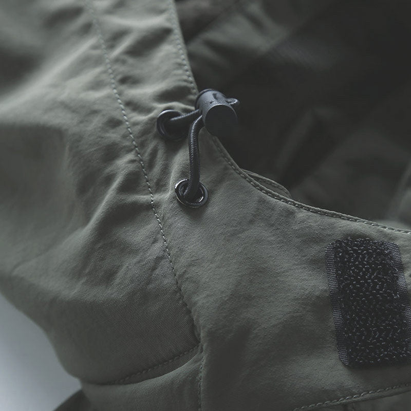 Vanguard-Explorer Shell in "Sand-Obsidian" with Precision Weather-Shield Integrity