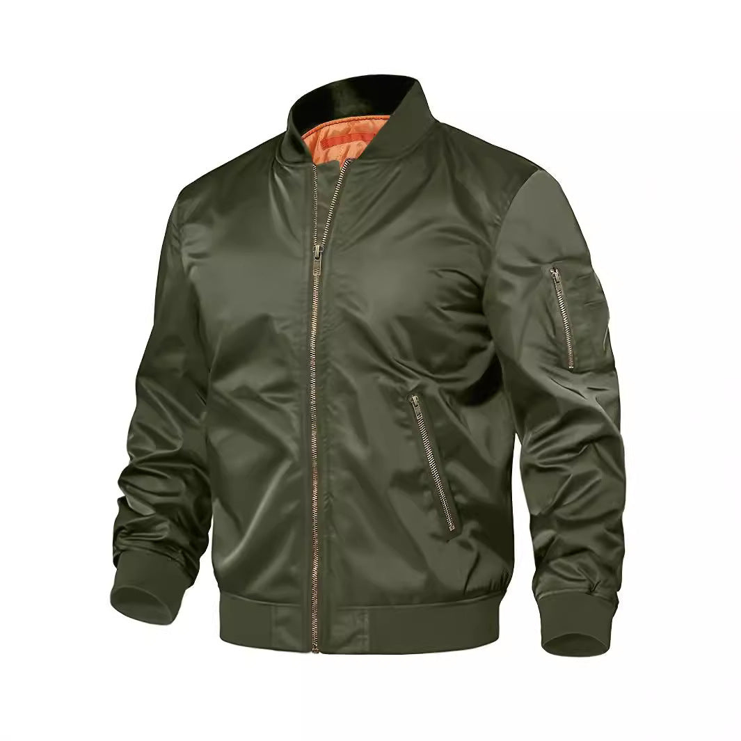 Crescent-Aviator Jacket in "Thermal-Shield" Fabric with Integrated Command-Profile