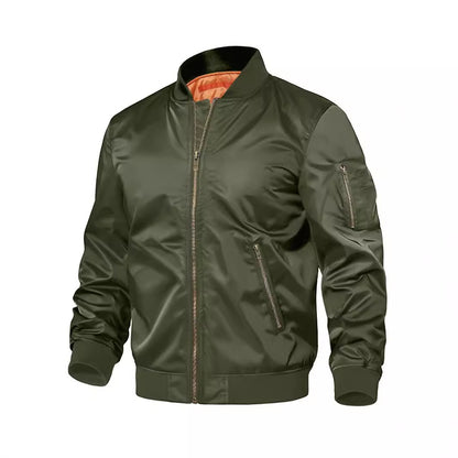 Crescent-Aviator Jacket in "Thermal-Shield" Fabric with Integrated Command-Profile