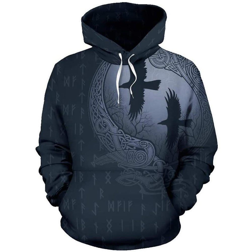 Polynesian-Vanguard Statement-Pullover with High-Density Geometric-Grid & Sculptural Hood