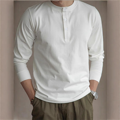 Premium Heavy Henley T-Shirt