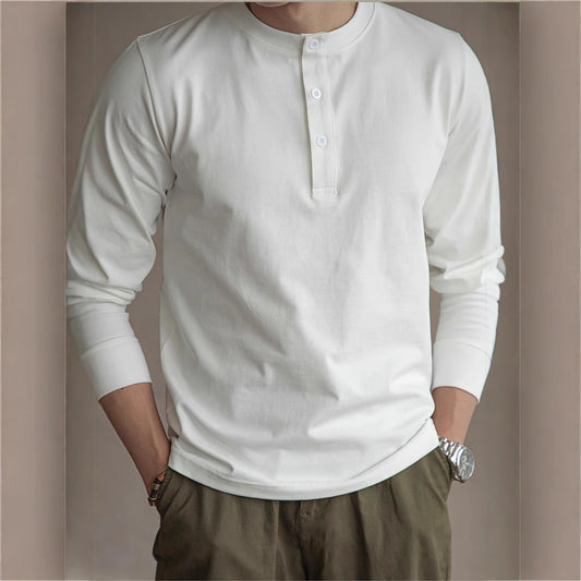 Premium Heavy Henley T-Shirt