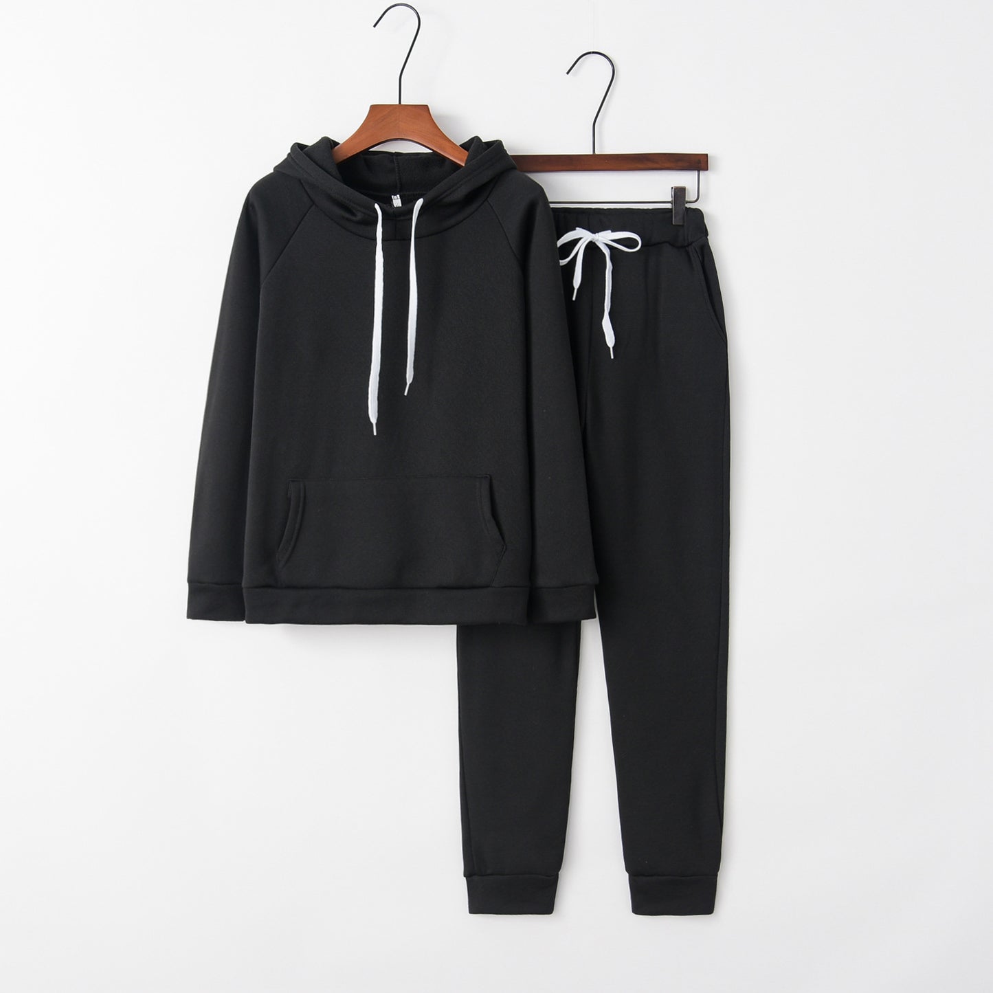 The Contrast-Flow Hoodie Duo with High-Vis Drawstring Architecture