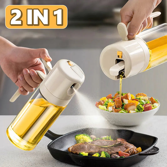 Ultimate 2-in-1 Oil Sprayer & Dispenser Bottle