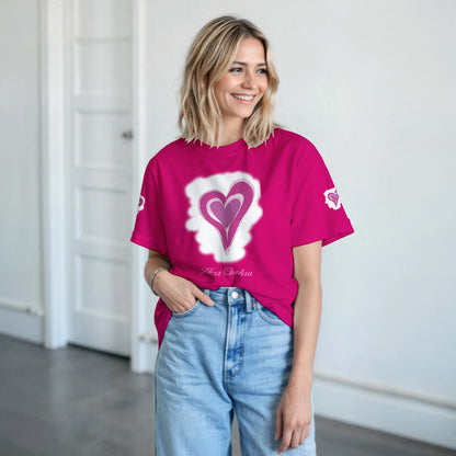 Y2K Cyber-Heart Graphic Tee