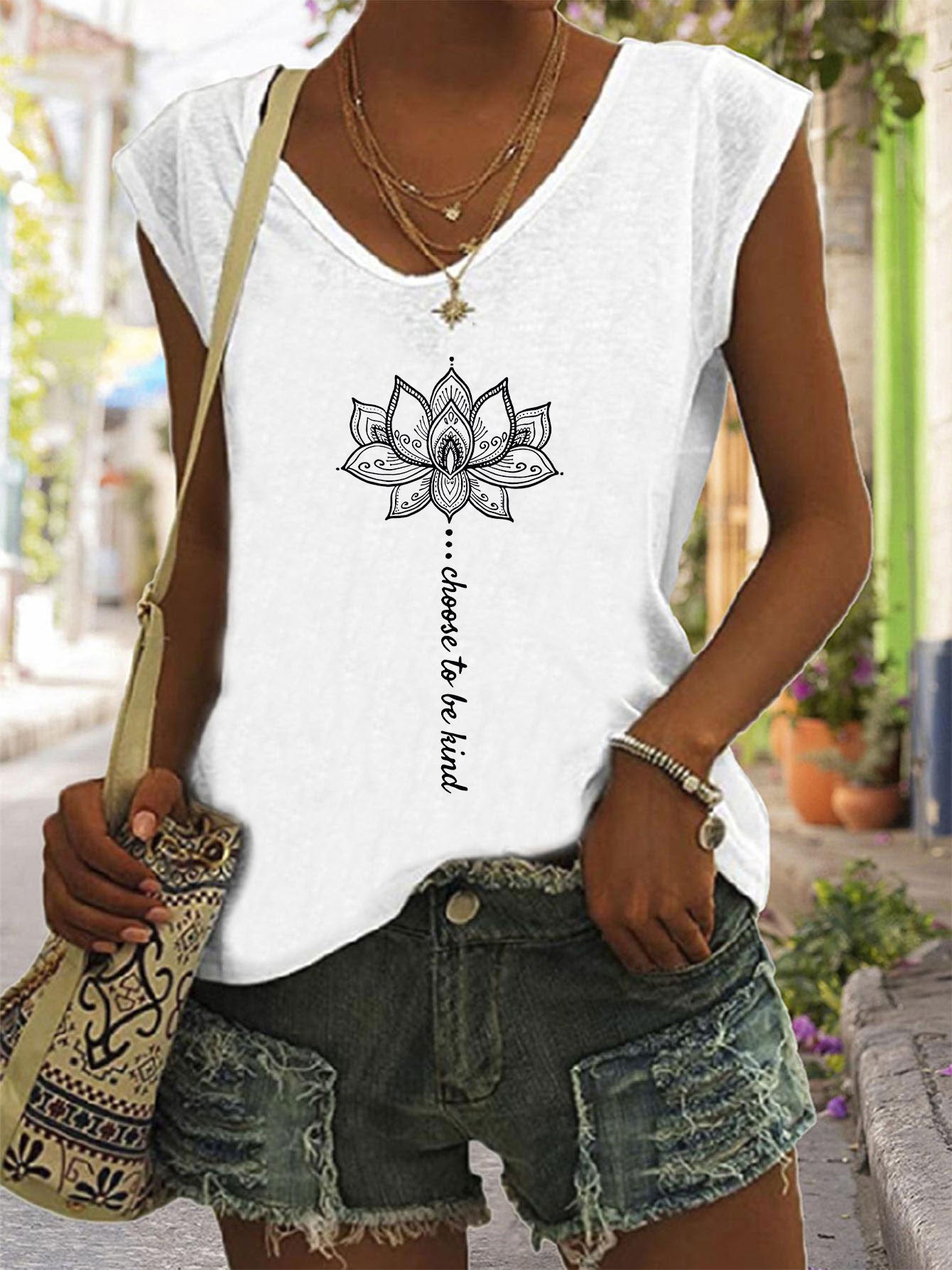 Lotus Bloom "Choose Kindness" Zen Tee