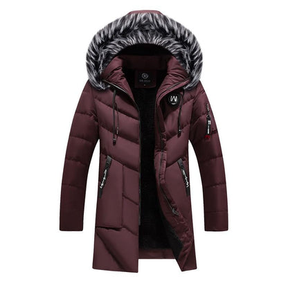 The Frost-Sentinel Parka with Architectural V-Quilt & Urban-Fortress Shell