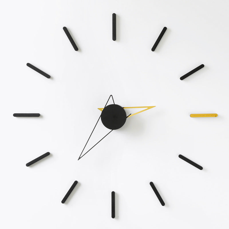 The Meridian Geometric Wall Sculpture Clock