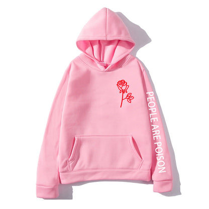 The Poison-Bloom Hoodie with Architectural Rose-Inlay & Urban-Shield Shell