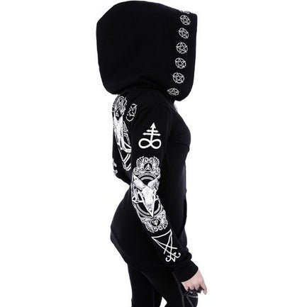 Vespera Dark-Arts Graphic Sweatshirt