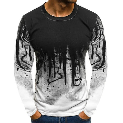 Urban Drip Gradient Long-Sleeve Tee