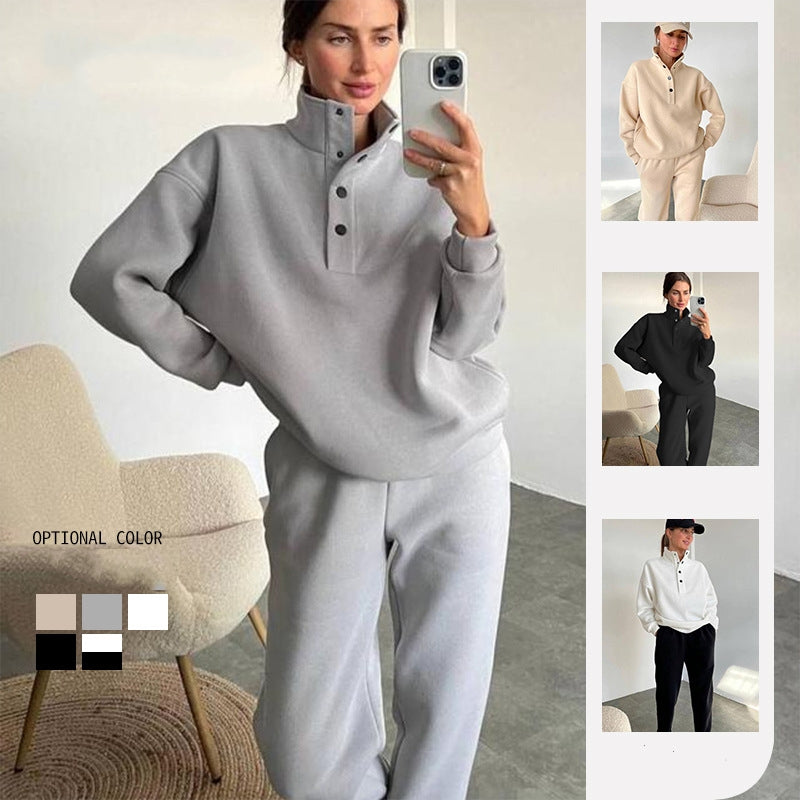 Vector-Zero Fleece-Duo with High-Density Button-Down "Guard" Collar