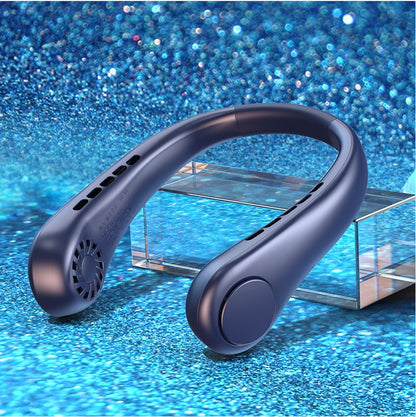 Premium Bladeless Neck Fan – Rechargeable Wearable Air Cooler