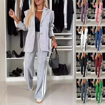 Nordic Sport-Chic Single-Breasted Blazer