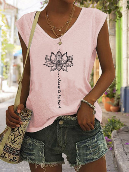 Lotus Bloom "Choose Kindness" Zen Tee