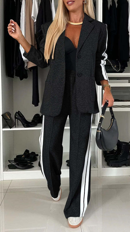 Nordic Sport-Chic Single-Breasted Blazer