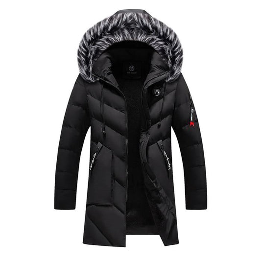 The Frost-Sentinel Parka with Architectural V-Quilt & Urban-Fortress Shell
