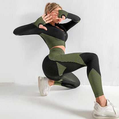 The Kinetic Skin 3-Piece Seamless Set with Biometric Compression Zones