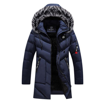 The Frost-Sentinel Parka with Architectural V-Quilt & Urban-Fortress Shell