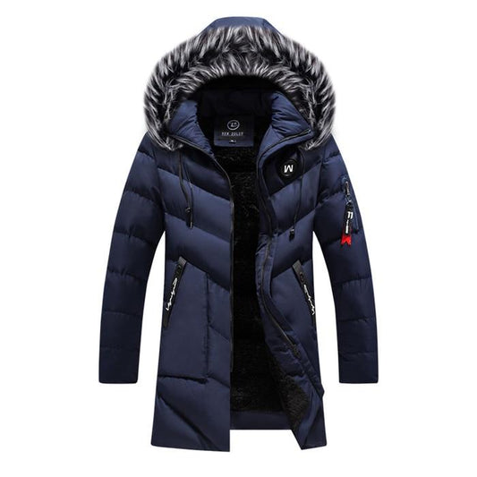 The Frost-Sentinel Parka with Architectural V-Quilt & Urban-Fortress Shell