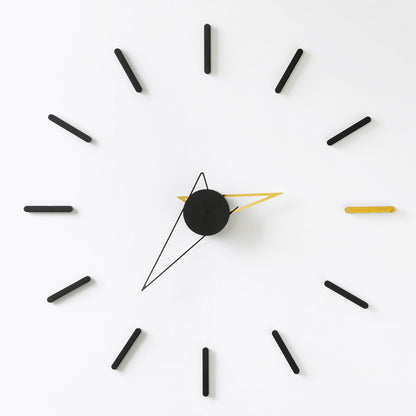 The Meridian Geometric Wall Sculpture Clock