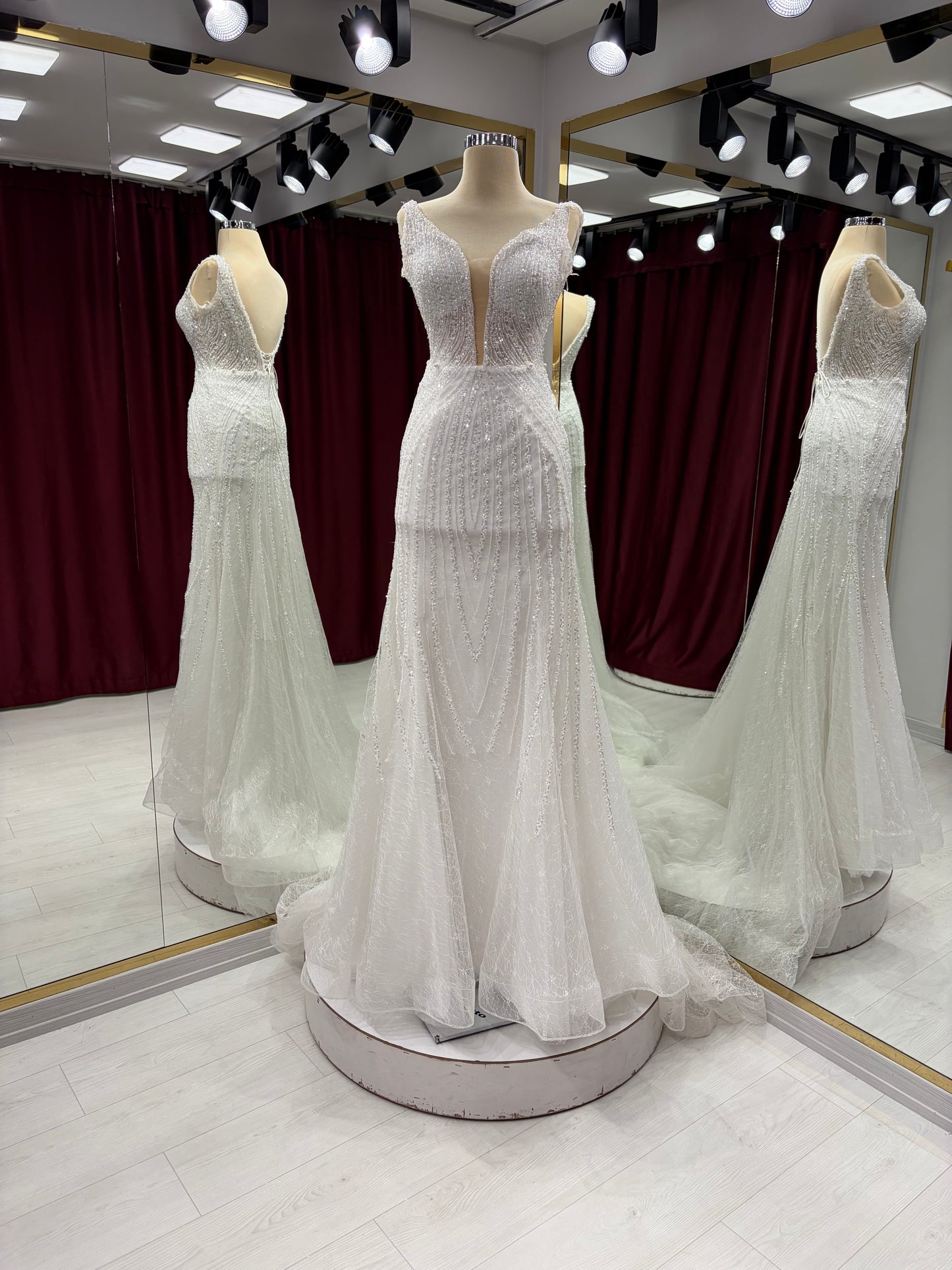 Boventi Ethereal Dream Lace Gown #1099