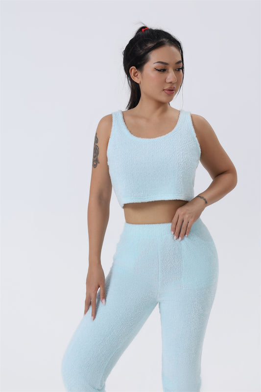 Aria Fuzzy Knit 3-Piece Co-ord Set