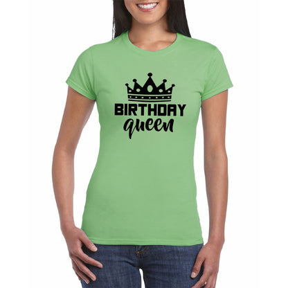 Birthday Queen Crown Graphic Tee